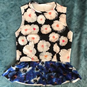 Zara peplum top